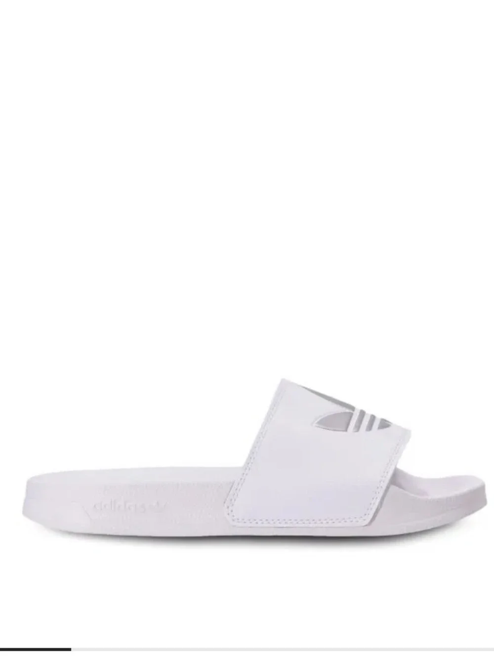 adidas Adilette Lite Trefoil Slides - White